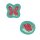 DerDieDas Wechselbuttons, 2tlg. Kletties Butterfly Garden