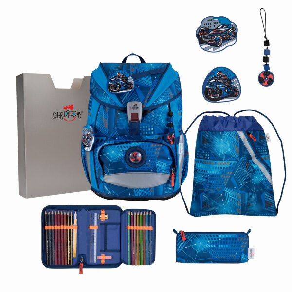 DerDieDas ErgoFlex Light Set Schulranzenset Turbo Speed
