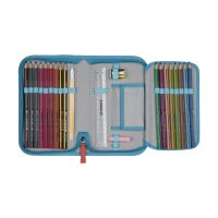 DerDieDas ErgoFlex Light Superflash Set Schulranzenset Blue Ice