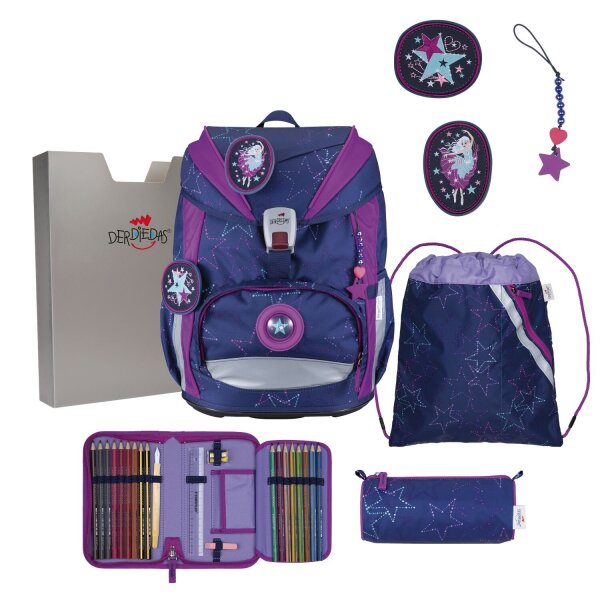DerDieDas ErgoFlex Light LED Set Schulranzenset Dancing Star