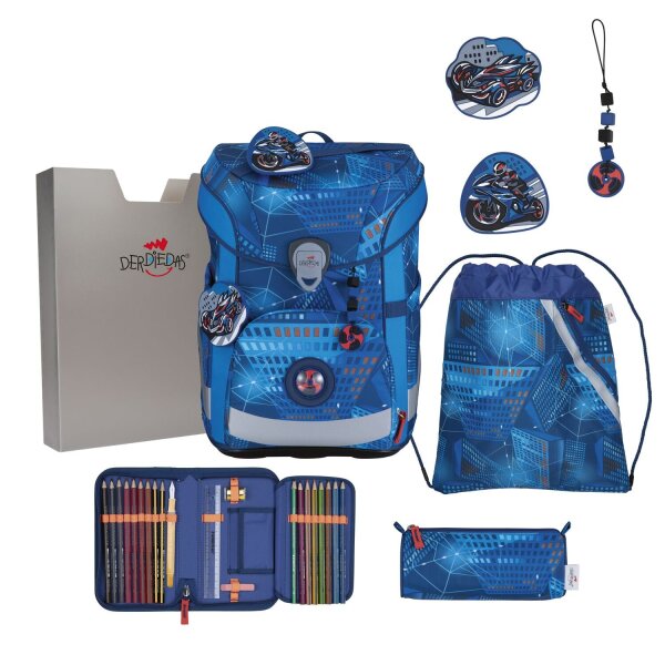 DerDieDas ErgoFlex Easy Set Schulranzenset Turbo Speed