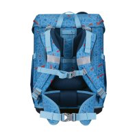 DerDieDas ErgoFlex Easy Superflash Set Schulranzenset Blue Ice