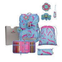 DerDieDas ErgoFlex Superlight Set Schulranzenset Happy Pixel
