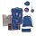 DerDieDas ErgoFlex Easy Set Schulranzenset Deep Ocean