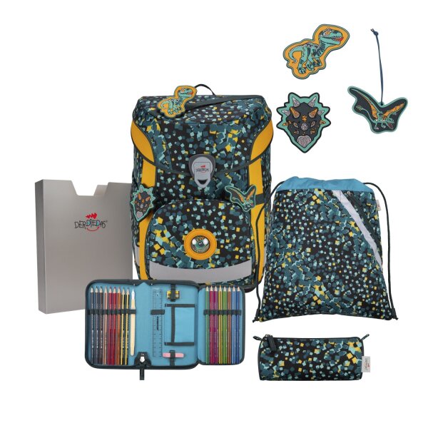 DerDieDas ErgoFlex Easy Set Schulranzenset Dino Time