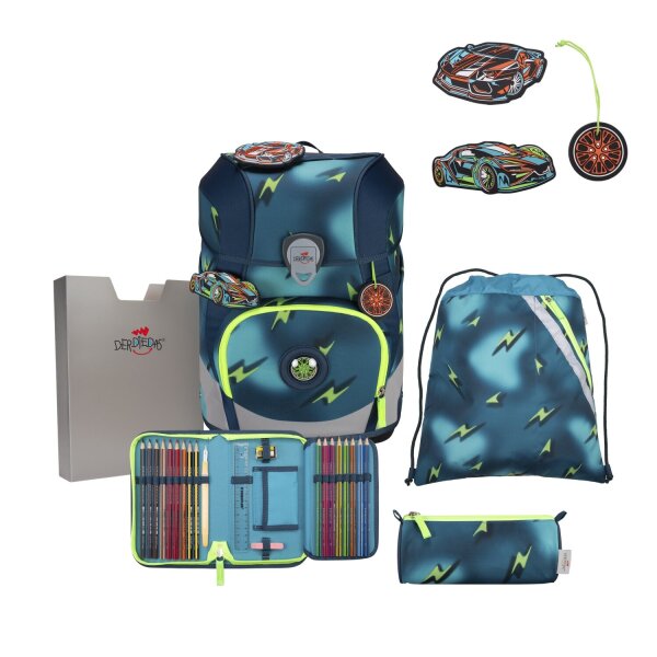 DerDieDas ErgoFlex Tiny Set Schulranzenset Magic Light