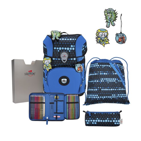 DerDieDas ErgoFlex Tiny Superflash Set Blue Robot