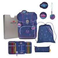DerDieDas ErgoFlex Tiny Set Schulranzenset Deep Ocean