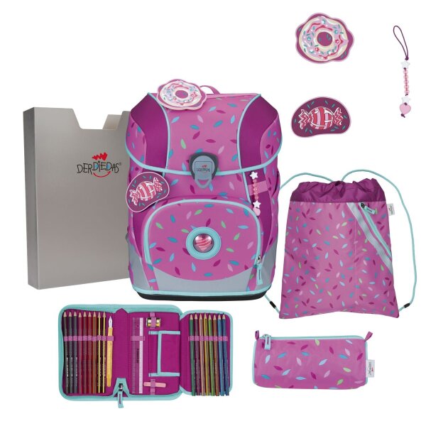 DerDieDas ErgoFlex Tiny Set Schulranzenset Sweet Sprinkles