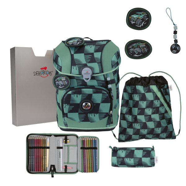 DerDieDas ErgoFlex Tiny Superflash Set Schulranzenset Super Truck