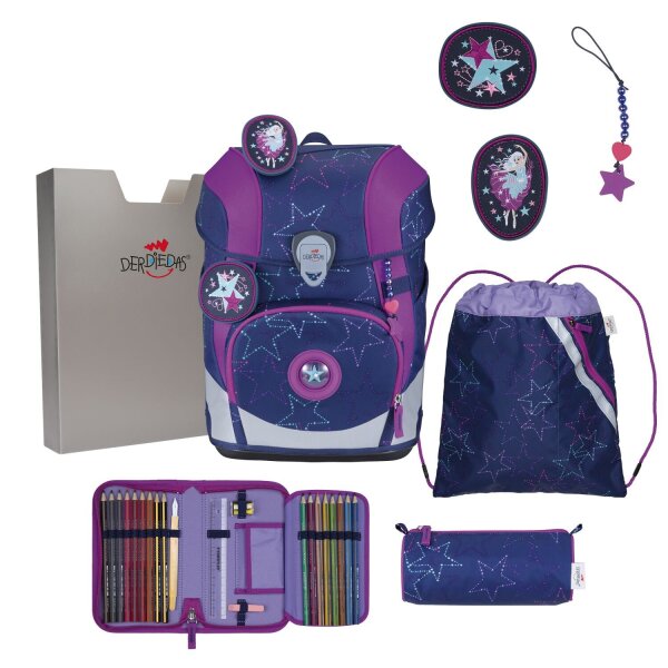 DerDieDas ErgoFlex Tiny LED Set Schulranzenset Dancing Star