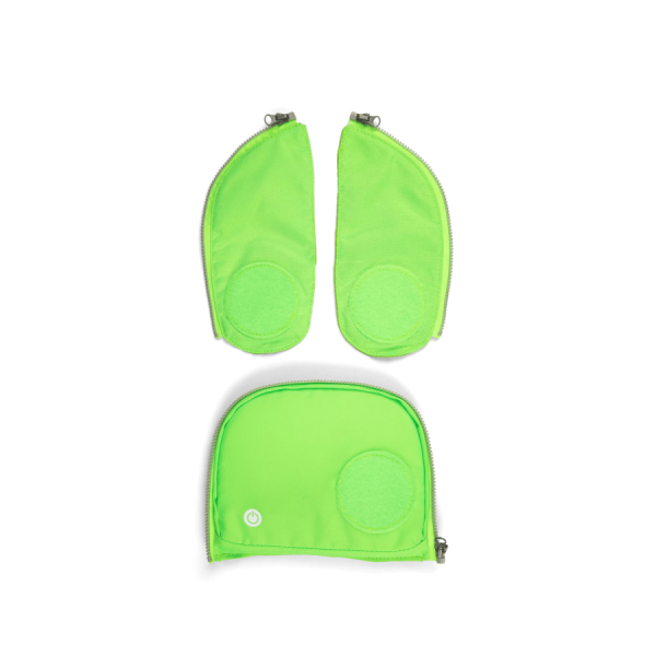 Ergobag Fluo Led Zip-Set Grün