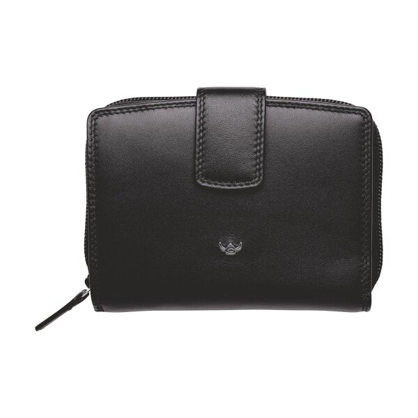 Golden Head Polo Rfid Kombischeintasche Mit Riegel Schwarz