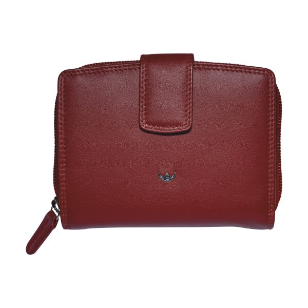 Golden Head Polo Rfid Kombischeintasche Mit Riegel Rot