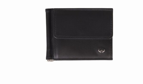 Golden Head Polo Rfid Clip-Scheintasche Schwarz
