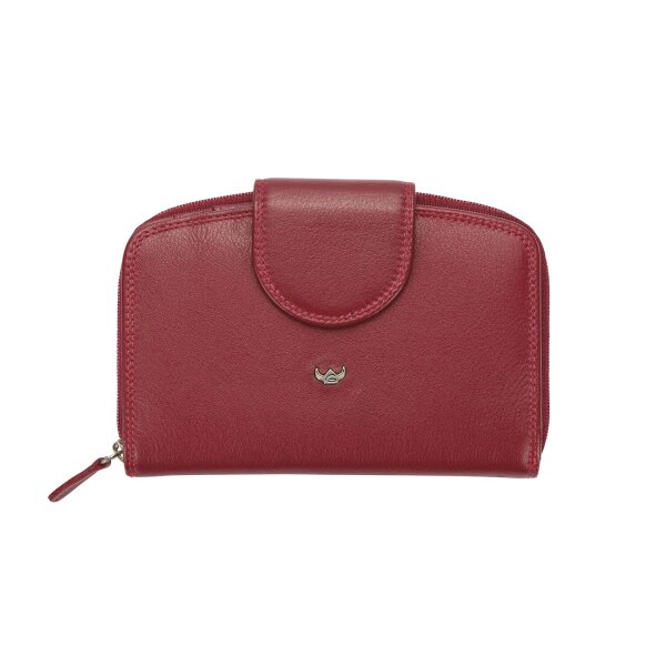 Golden Head Polo Rfid Damenbörse Mit Rv Rot