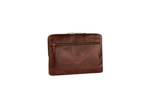 Leonard Heyden Cambridge Rv-Laptoptasche M Rotbraun
