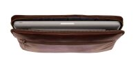 Leonard Heyden Cambridge Rv-Laptoptasche M Rotbraun