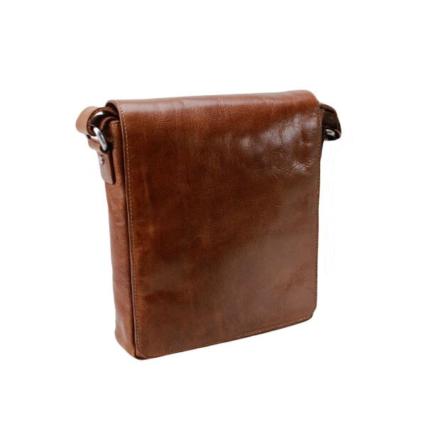 Leonard Heyden Cambridge Umhängetasche S Cognac