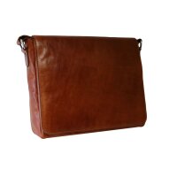 Leonard Heyden Cambridge Umhängetasche M Cognac