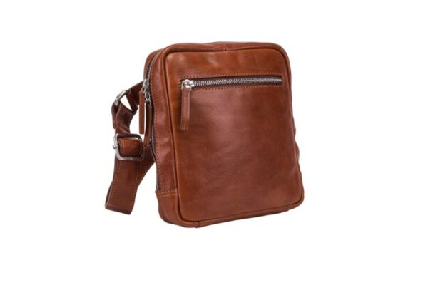 Leonard Heyden Cambridge Rv-Umhängetasche S Cognac