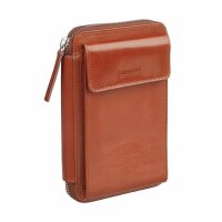 Leonard Heyden Cambridge Handy Umhängetasche Cognac