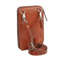 Leonard Heyden Cambridge Handy Umhängetasche Cognac