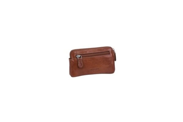 Leonard Heyden Cambridge Schlüsseletui Cognac