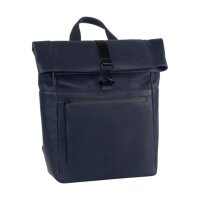 Leonard Heyden Den Haag Rucksack Rolltop Blau