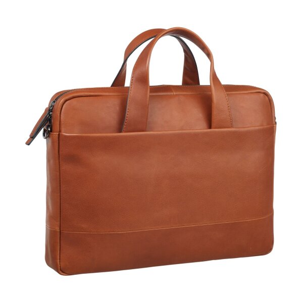 Leonard Heyden Hamburg Rv-Aktenmappe 1 Fach Cognac