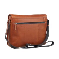 Leonard Heyden Hamburg Umhängetasche M Cognac
