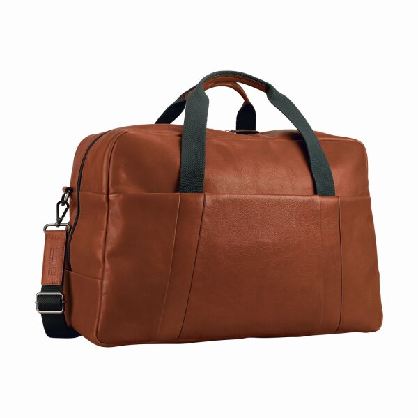 Leonhard Heyden Hamburg Reisetasche Cognac