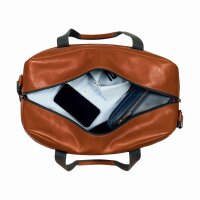 Leonhard Heyden Hamburg Reisetasche Cognac