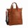 Leonhard Heyden Hamburg Shopper Cognac