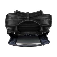 Leonard Heyden Roma Kurzgrifftasche/Rucksack Schwarz