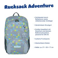 Scout Rucksack Adventure Rucksack Squares