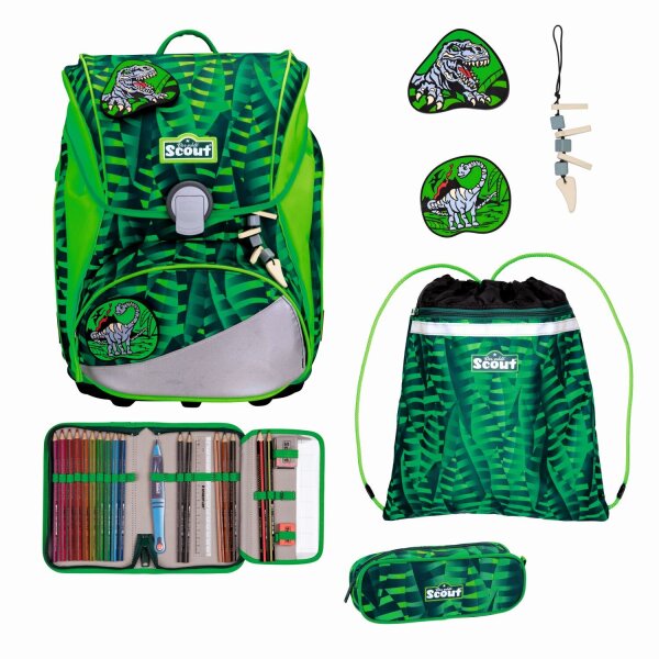 Scout Alpha Set Schulranzenset Danger Dino