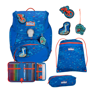 Scout Alpha Set Superflash Blue Dino