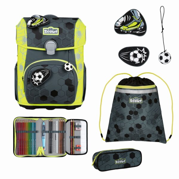 Scout Neo Set Superflash Extreme Schulranzenset Soccer Star