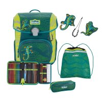 Scout Neo Set Superflash Extreme Schulranzenset Lizard