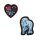 Scout Funny Snaps Move 2er Set Magnet White Unicorn
