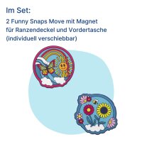 Scout Funny Snaps Move 2er Set Magnet Happy Rainbow