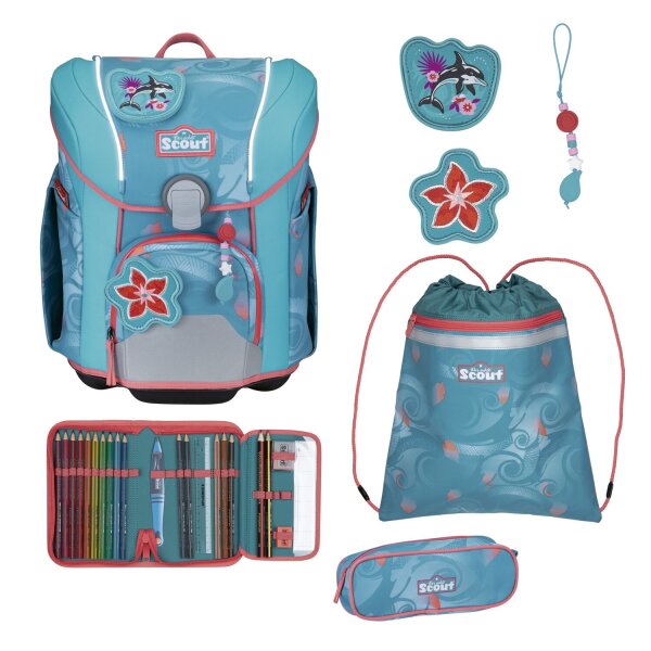Scout Micro Set Safety Light Schulranzenset Aloha