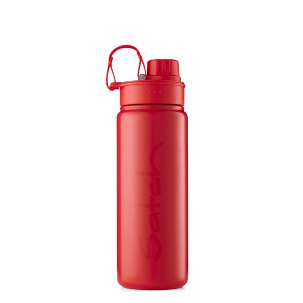 Satch Edelstahl Trinkflasche Red