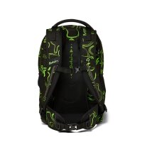 Satch Pack Schulrucksack Green Supreme