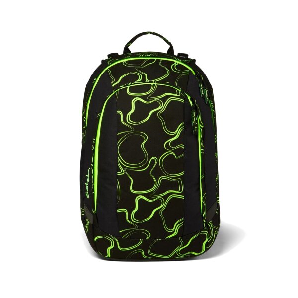 Satch Air Schulrucksack Green Supreme