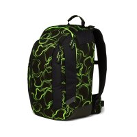 Satch Air Schulrucksack Green Supreme