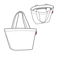 Reisenthel Shopper M Twist Silver twist silver