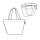 Reisenthel Shopper M Twist Silver twist silver