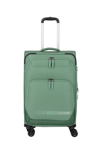 Travelite Kick Off Trolley 4w M exp. Sage Green